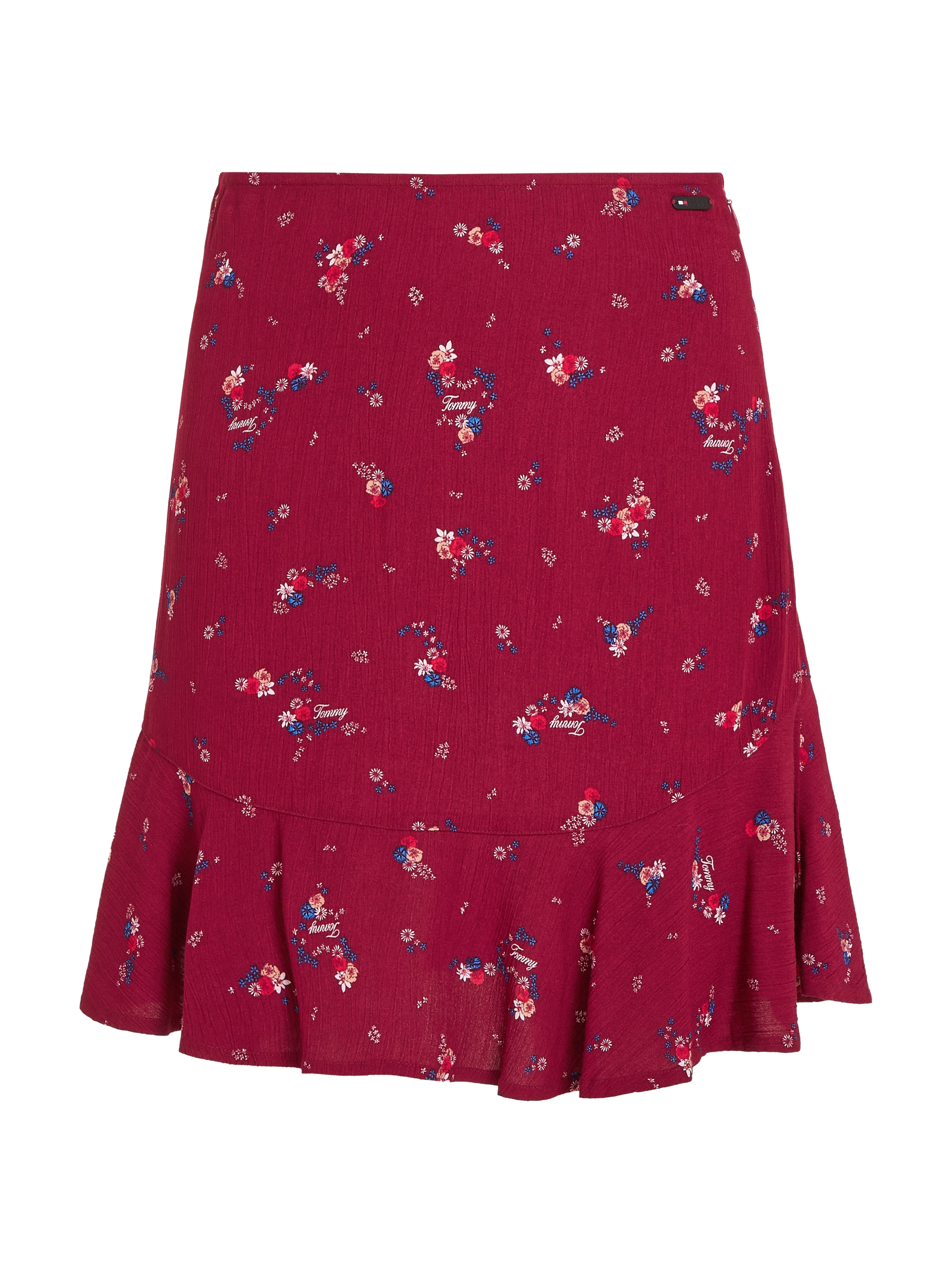 Tommy Jeans Minirock »TJW FLORAL TIERED MINI SKIRT« Webrock mit Blumenprint