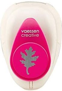 Vaessen Creative - Figuurpons - Eikenblad - Ø 1,5 cm - Voor Papier