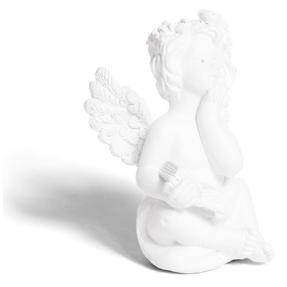 Ange décoratif plastique blanc - 6 modèles