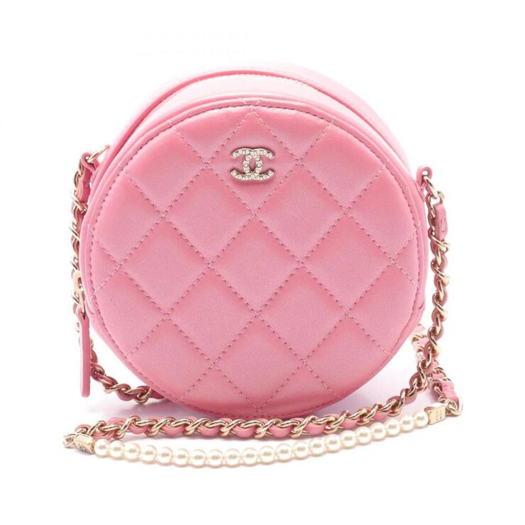 Chanel Vintage Chanel Crossbody Bag Pink