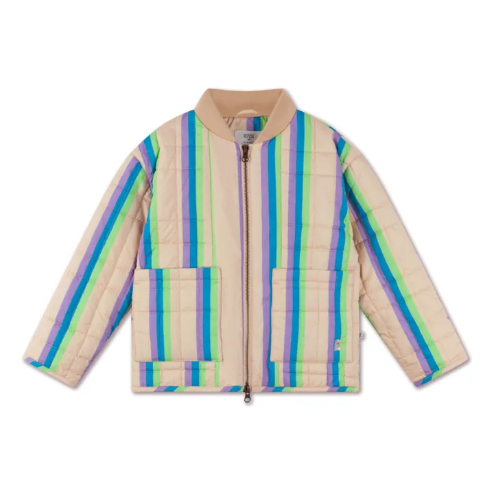 Repose AMS Veste Coton Bio Matelassée | Rose pêche