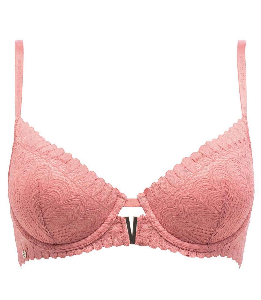 Soutien-gorge ampliforme rose Camille Dentelle