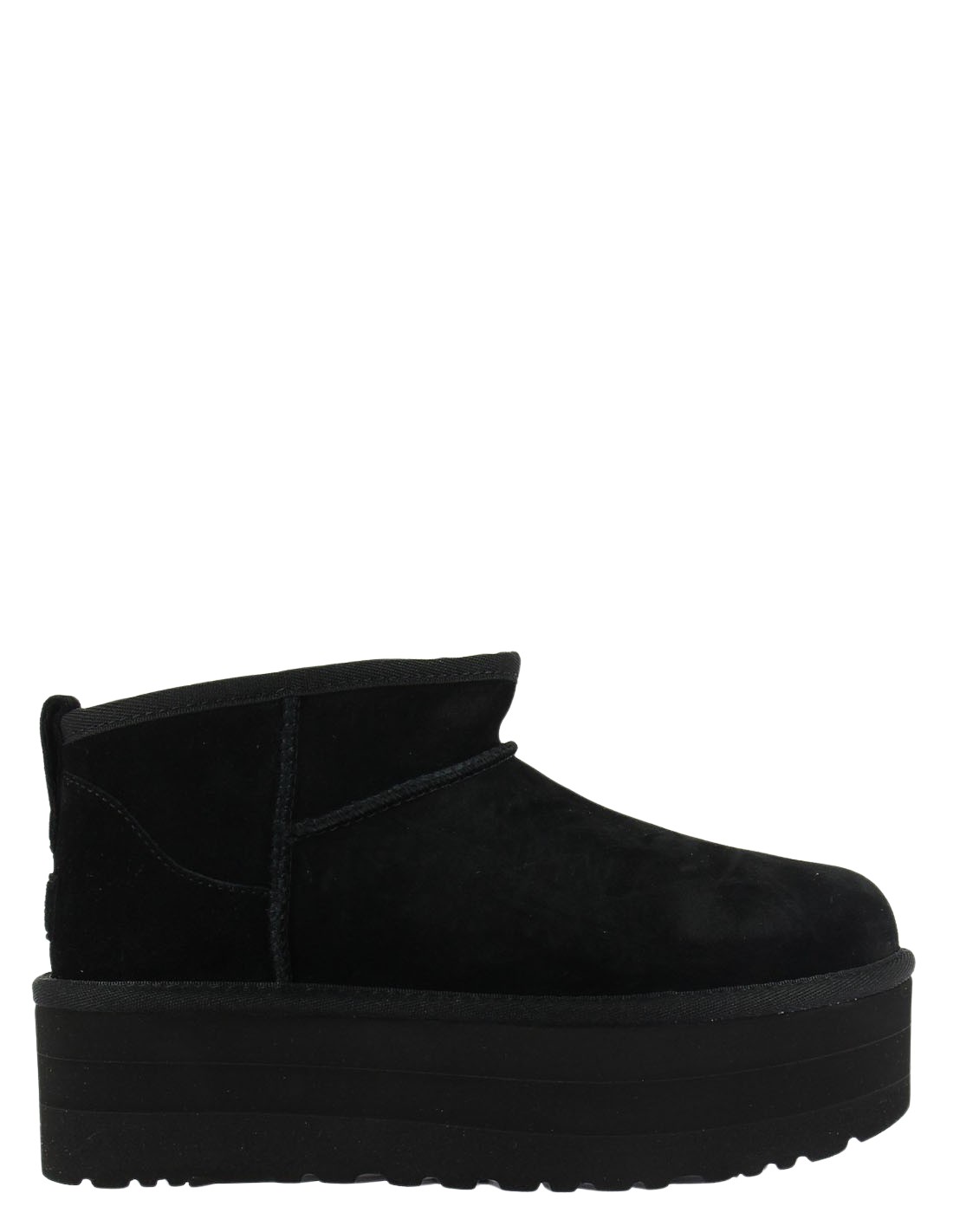 ugg boots femme classic ultra mini platform daim noir