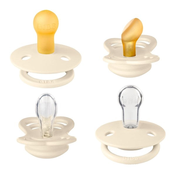 Try-it Collection Silikone/Naturgummi Sutter 4-pak Baby Blue