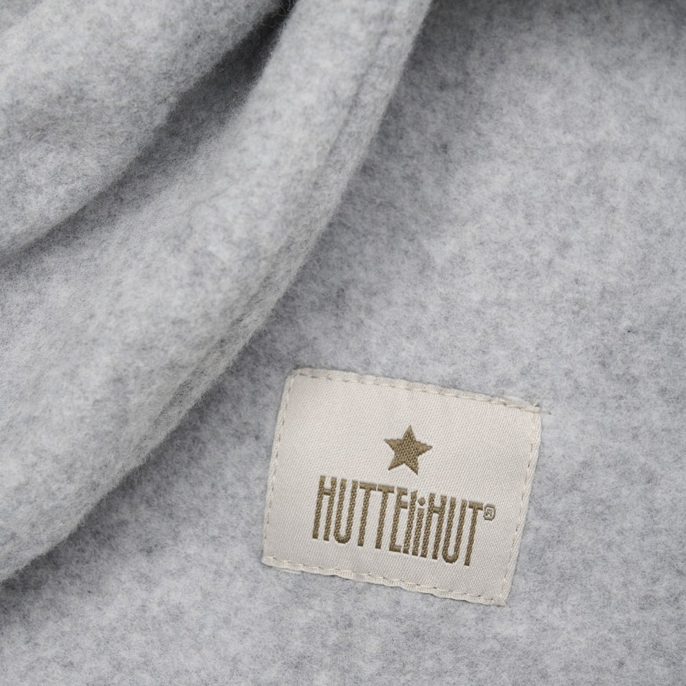 Køb Huttelihut Light Grey Melange Elefanthue Ører Bomuld Fleece