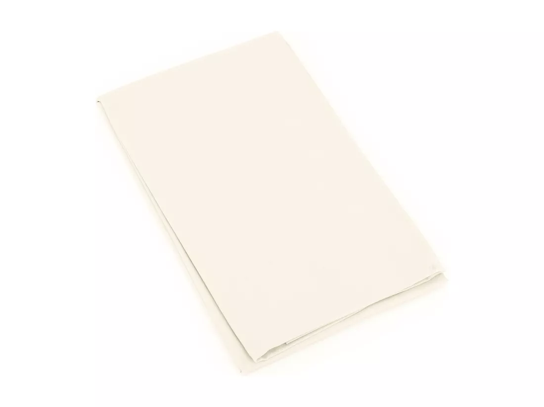 Taie de traversin uni 230X43 cm coton ALTO Crème