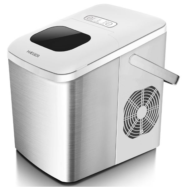 Haeger Máquina de Gelo Pure Ice Inox 12Kg/24h