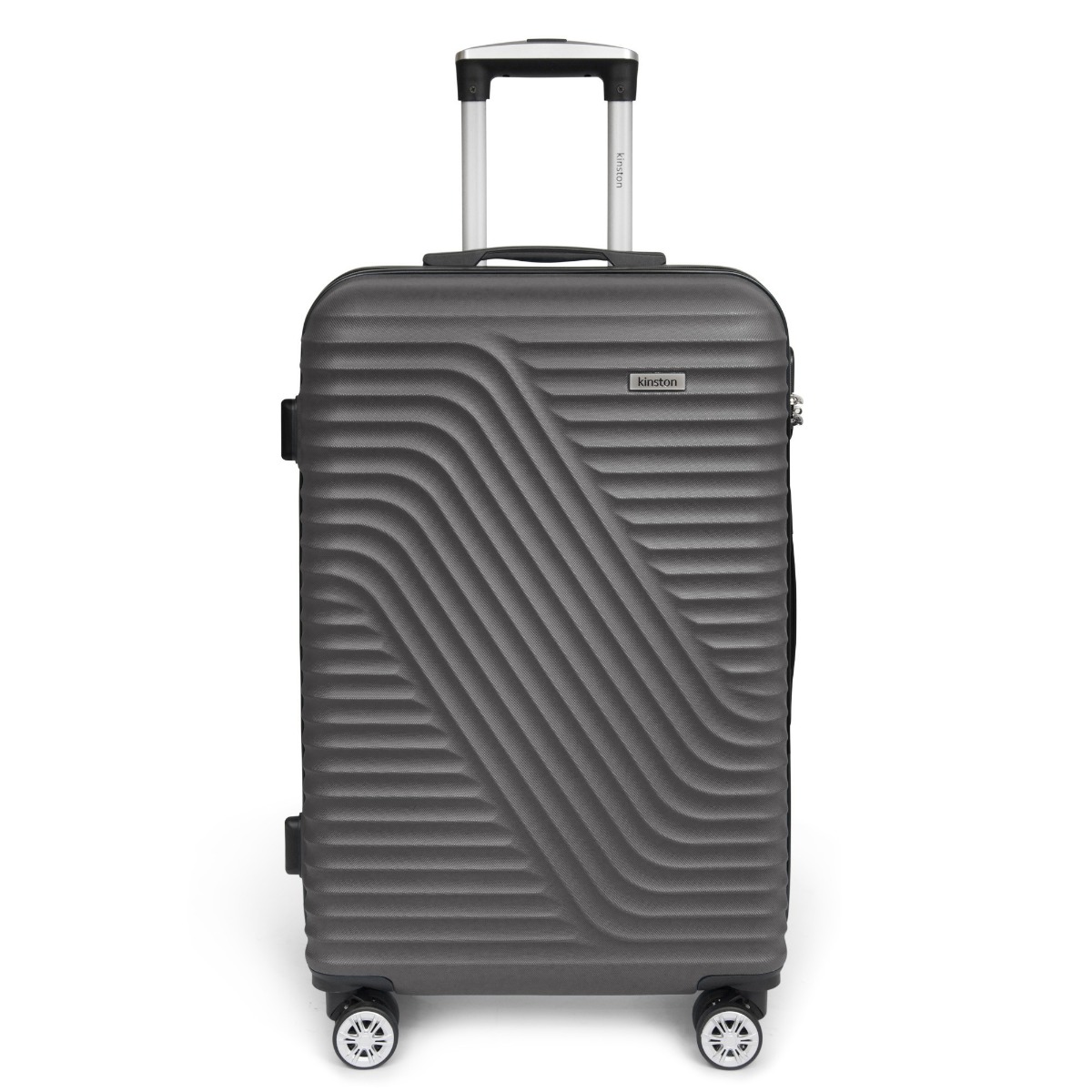 Valise ABS grise anthracite 42x64x23cm