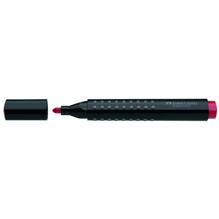 Faber-Castell Permanentmarker GRIp, Rund, rot