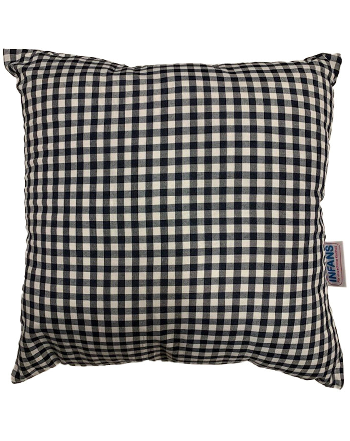 Kissen Infanskids eckig (Farbe: blau kariert)