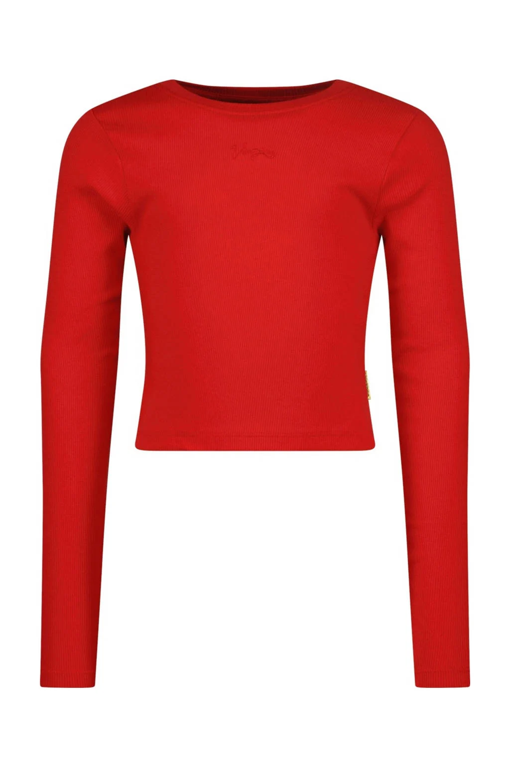 Vingino longsleeve rood rib gebreid