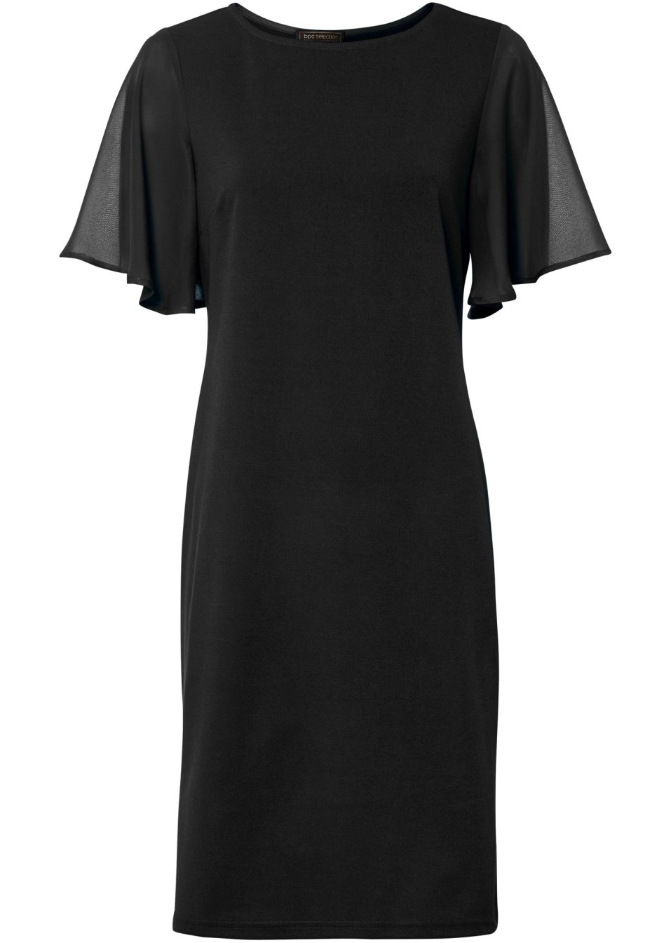 Robe avec manches en chiffon