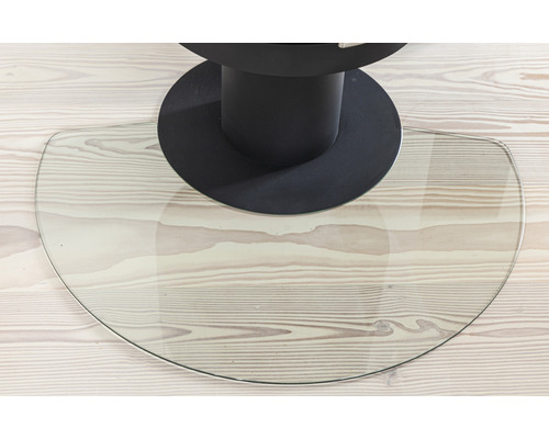 Aduro halvemaanvormige vonkenvanger 107,25x70,7 cm voor houtkachel Aduro 22