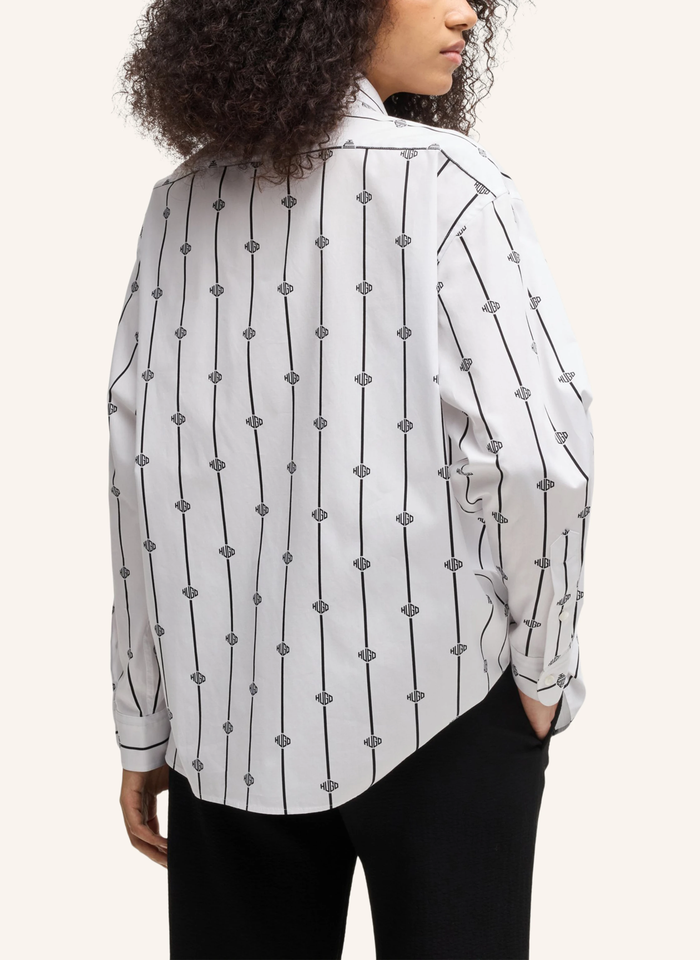HUGO Business Bluse ESKIL Oversize Fit