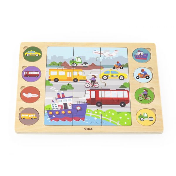 Milly Mally Encontre e Combine Puzzle Viga Cidade