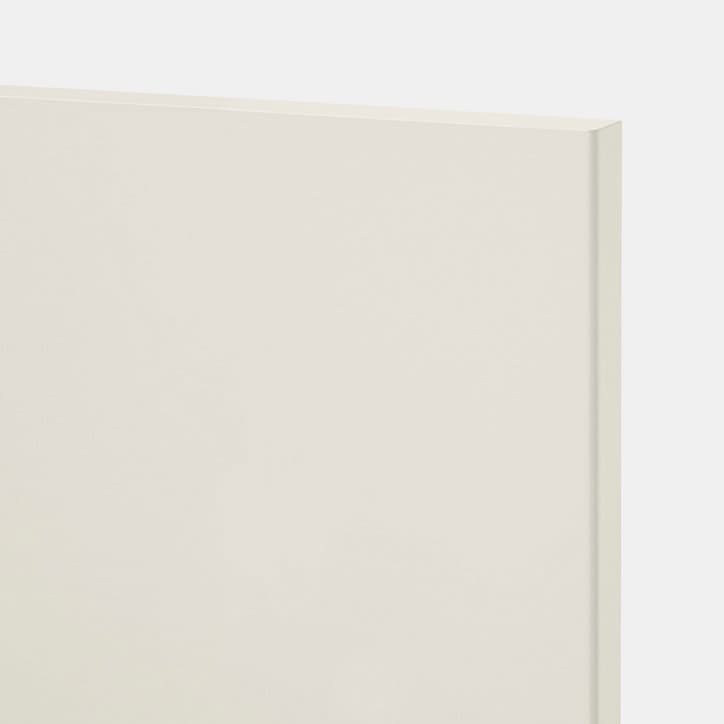 Façade de cuisine 1 porte et 1 tiroir Stevia crème brillant l. 60 cm x H. 72 cm GoodHome