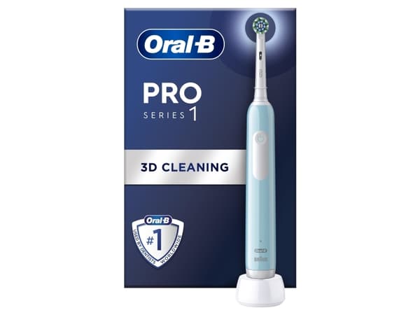 Braun D305.513.3 Pro Series 1 elektrisk tannbørste Caribbean Melyna Cross Action (Pro1 Caribbean Blue)