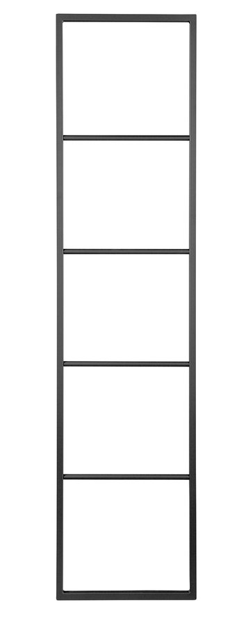 Sapho Industrial handdoekrek mat zwart 170x42cm