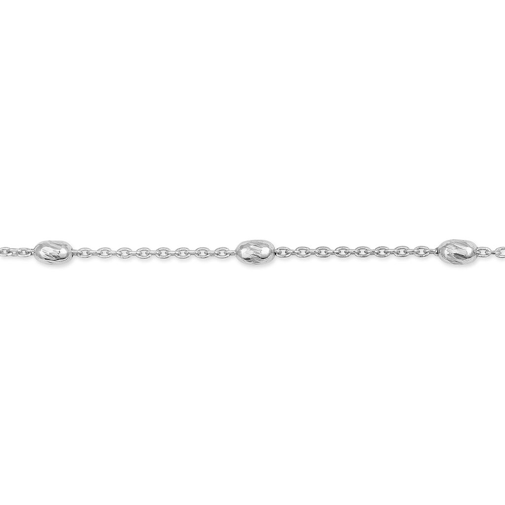 Chaîne De Cheville Millia Argent Blanc