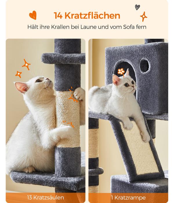 Feandrea Kratzbaum XXL, ca. B60/H206/T50 cm