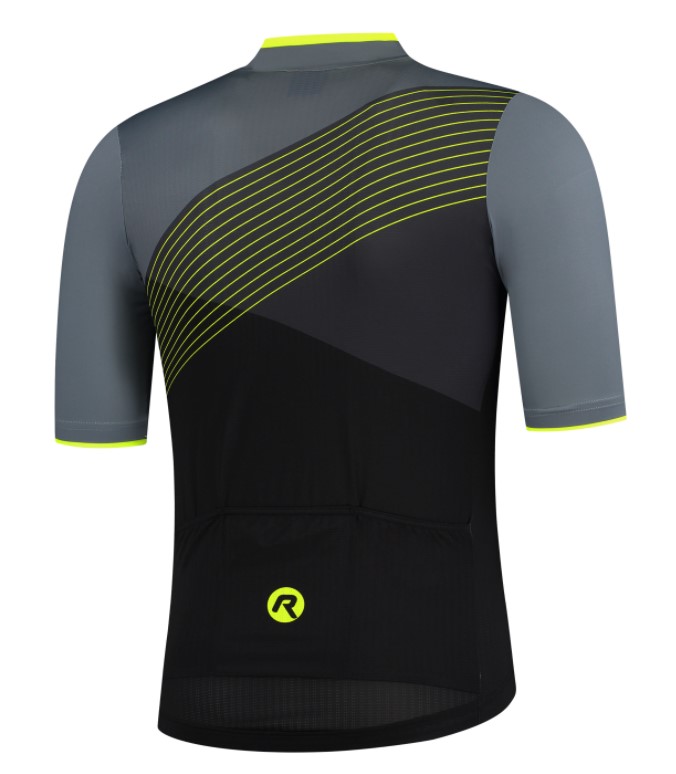 Rogelli Spike Cykeltrøje - Grå/Neon