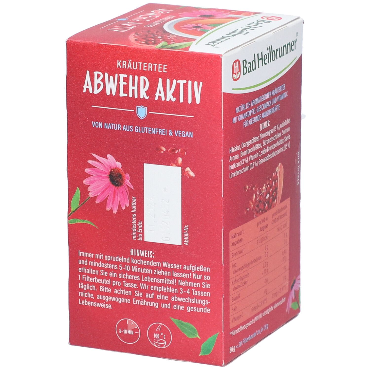 Bad Heilbrunner® Abwehr aktiv Kräutertee