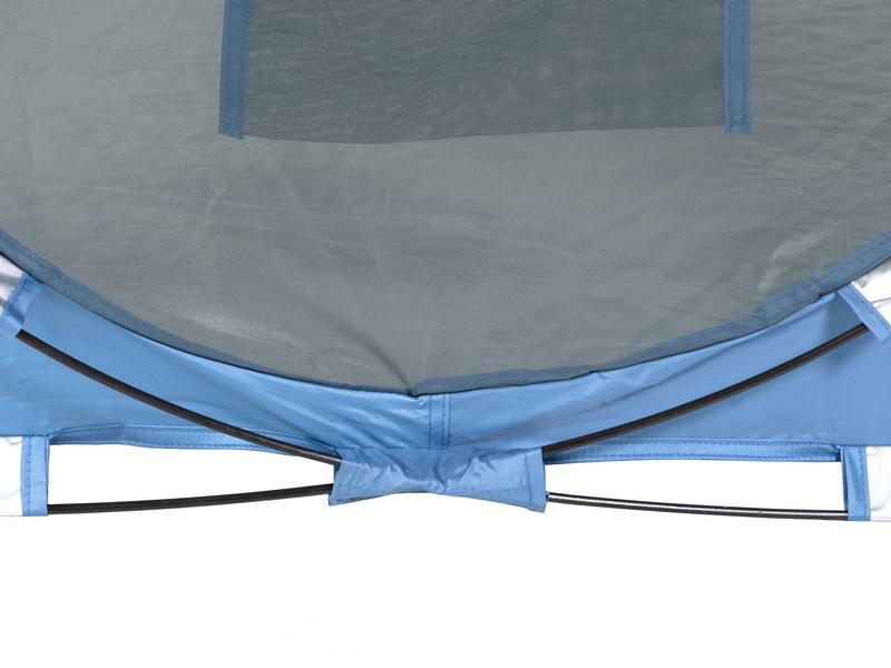 KOOR Strandzelt Pop-Up M, Blau Strandmuschel schützt vor Sonne, Wind und leichtem Regen