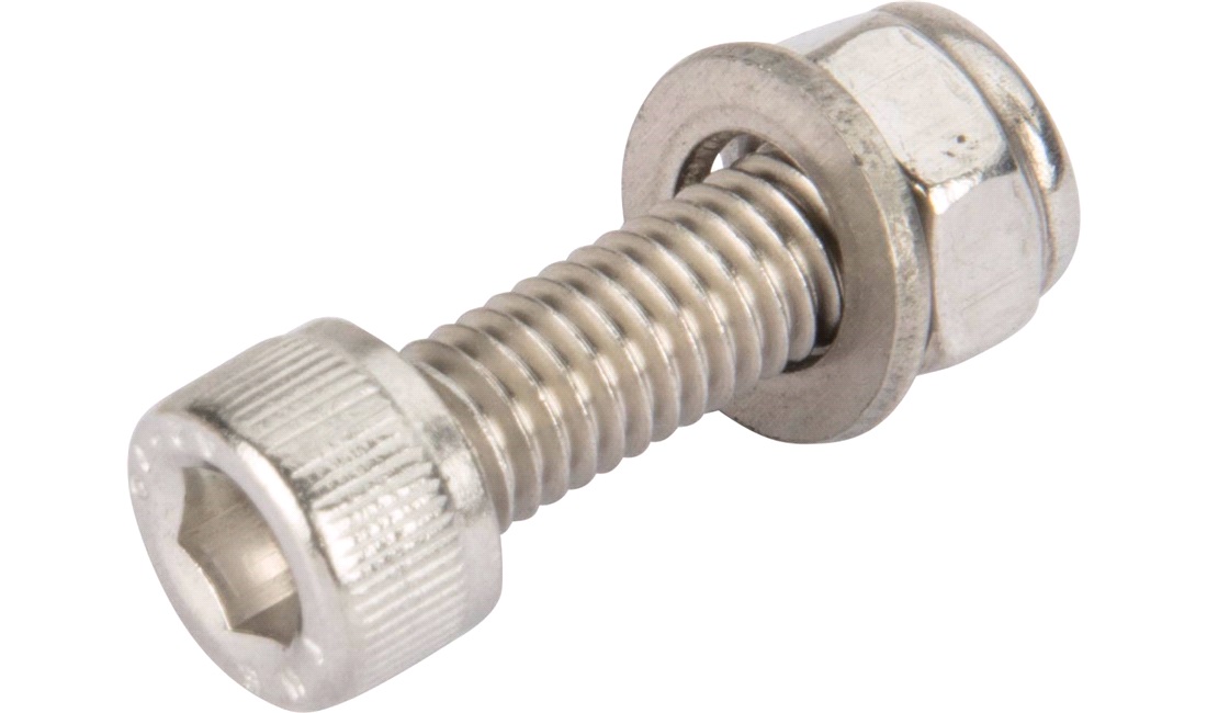 Bolt unbraco M6x20mm med møtrik til refleks på forgaffel RST