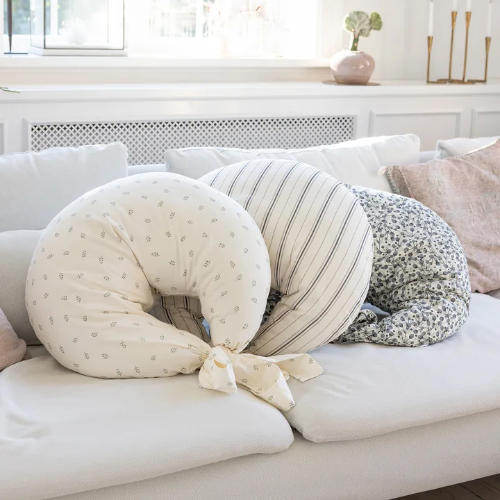 Sebra - Stillkissen, Cream Stripe, beige
