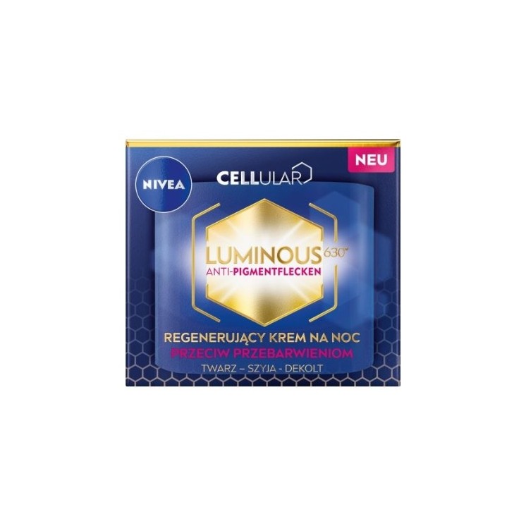 Nivea Cellular Iluminous Regenerierende Nachtgesichtscreme gegen Verfärbungen 50 ml