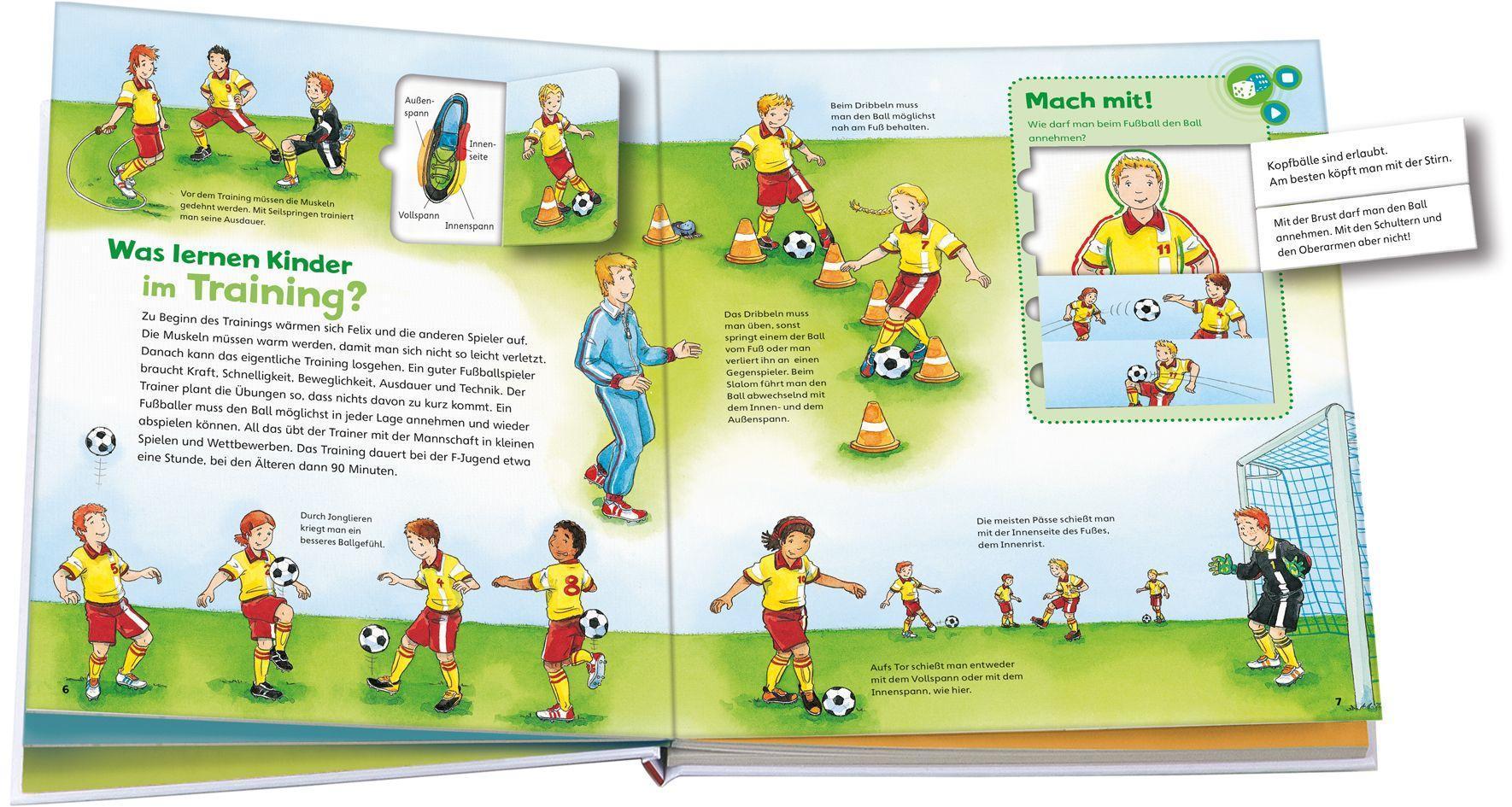 BOOKii® WAS IST WAS Junior Auf geht´s zum Fußball!