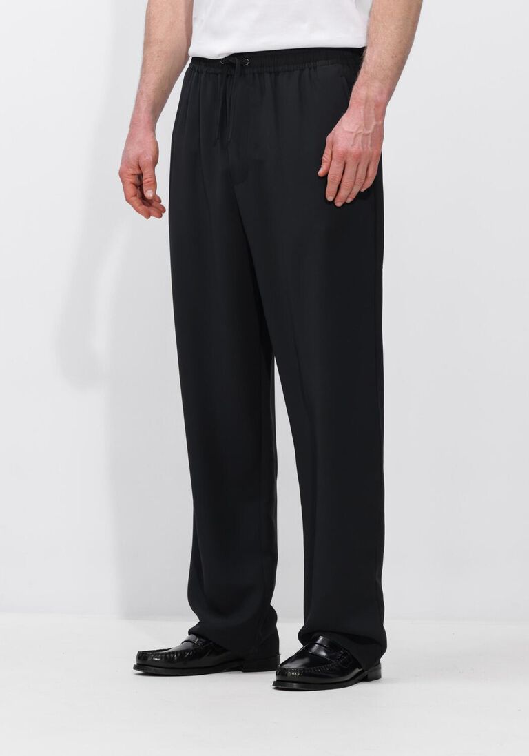 zwarte new amsterdam surf association wijde broek work trousers
