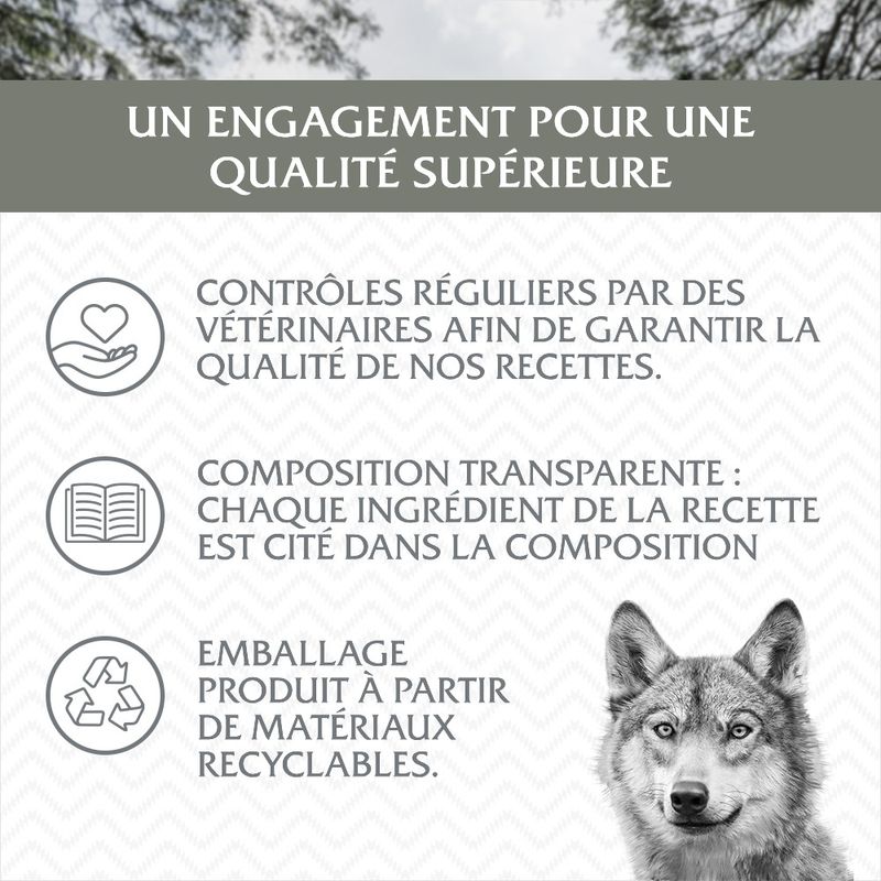 Lot Wolf of Wilderness Adulte - Single Protein 24 x 800 g