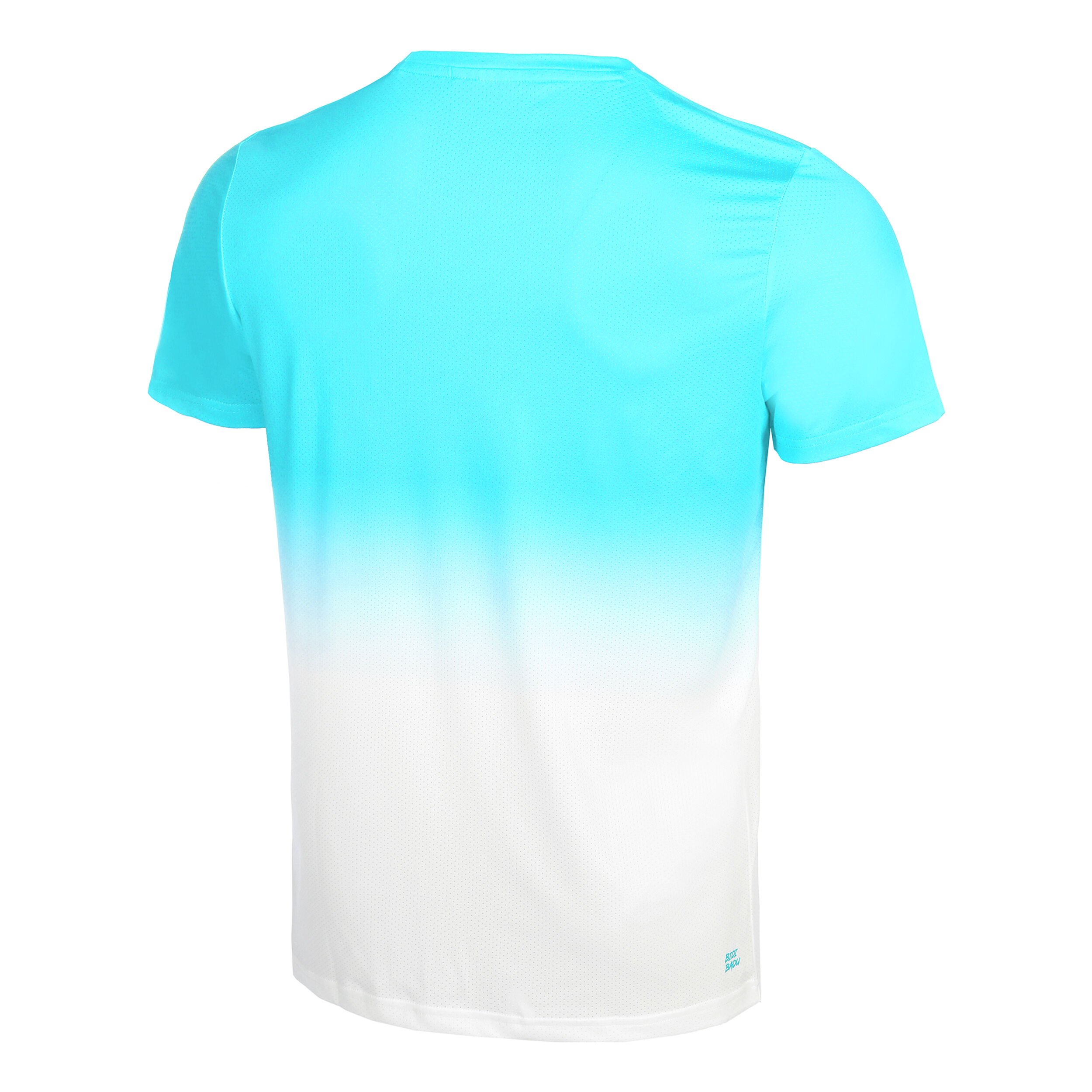 BIDI BADU Crew Gradiant T-shirt Hommes - Turquoise , Blanc
