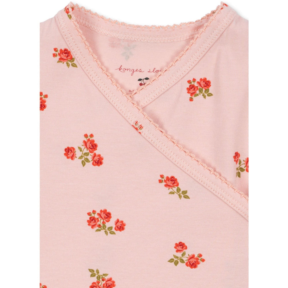 Køb Konges Sløjd Rosa Pink Basic Newborn Onesie GOTS