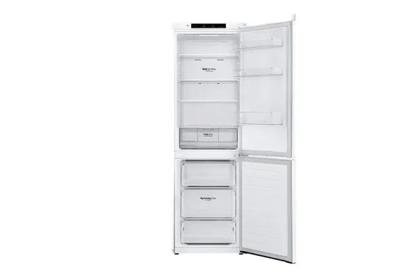 GBP31SWLZN LG Refrigerator GBP31SWLZN A  , Free standing, Combi, Height 186 cm, No Frost system, Fridge net capacity 247 L, Freezer net capacity 107 L, Display, 36 dB, White