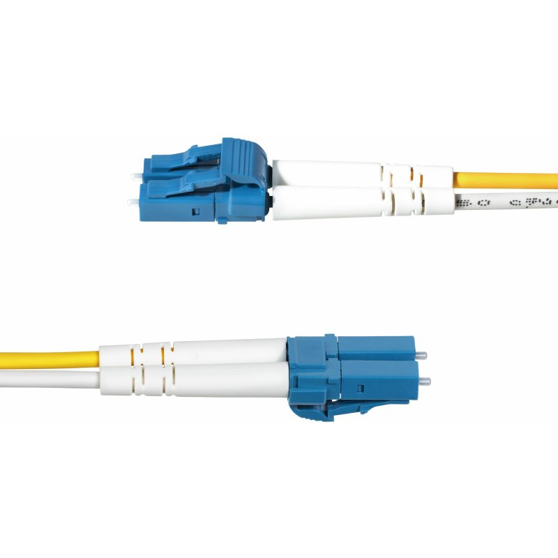 StarTech.com Câble Fibre Optique de 40m Duplex Monomode LC à LC (UPC) OS2, 9/125µm, 100G, Cordon Fibre Optique, Insensible à la Courbure, Faible Perte d'Insertion, Cordon Patch Fibre LSZH