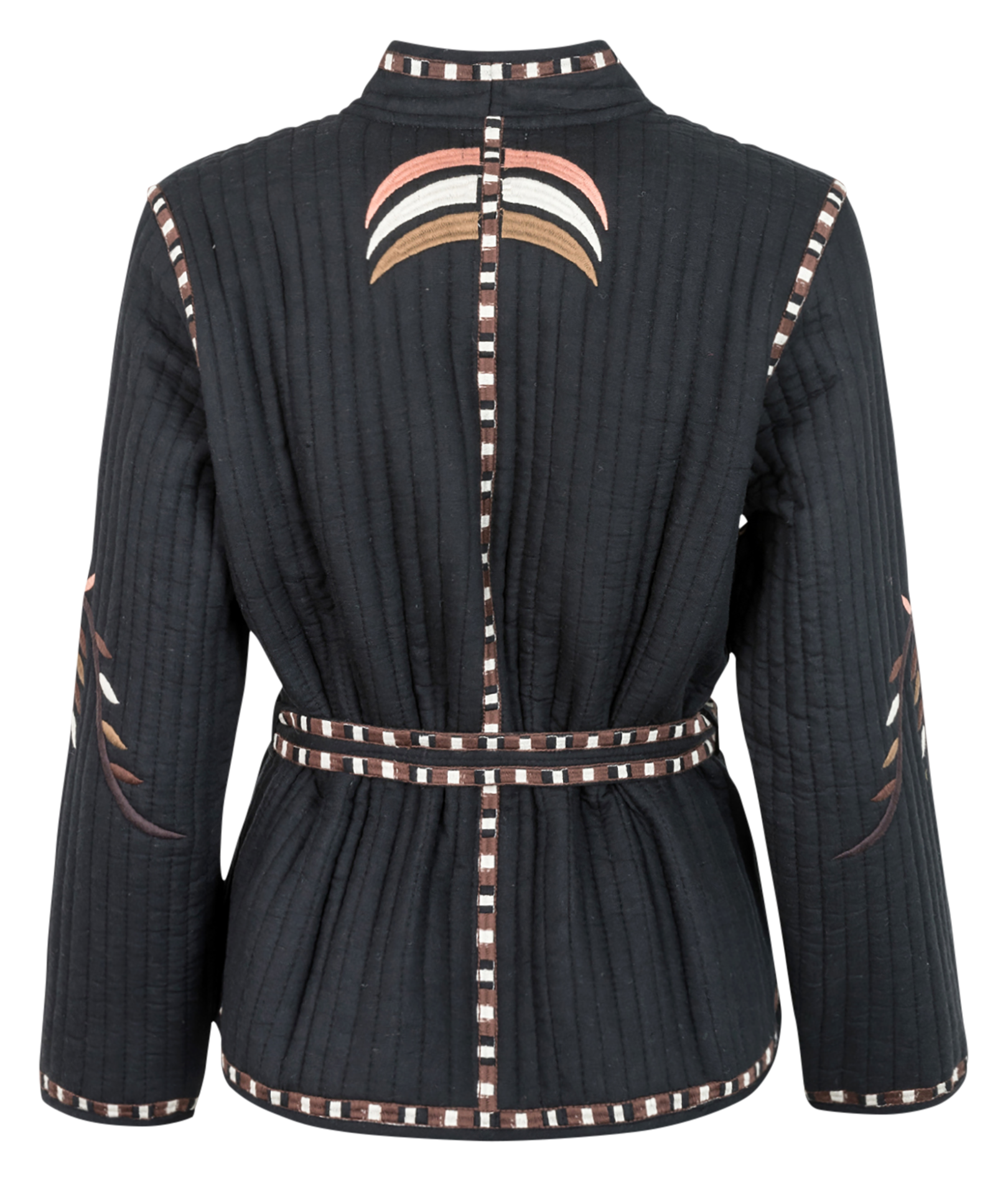 SARA - Veste cintrée brodée | Blanc