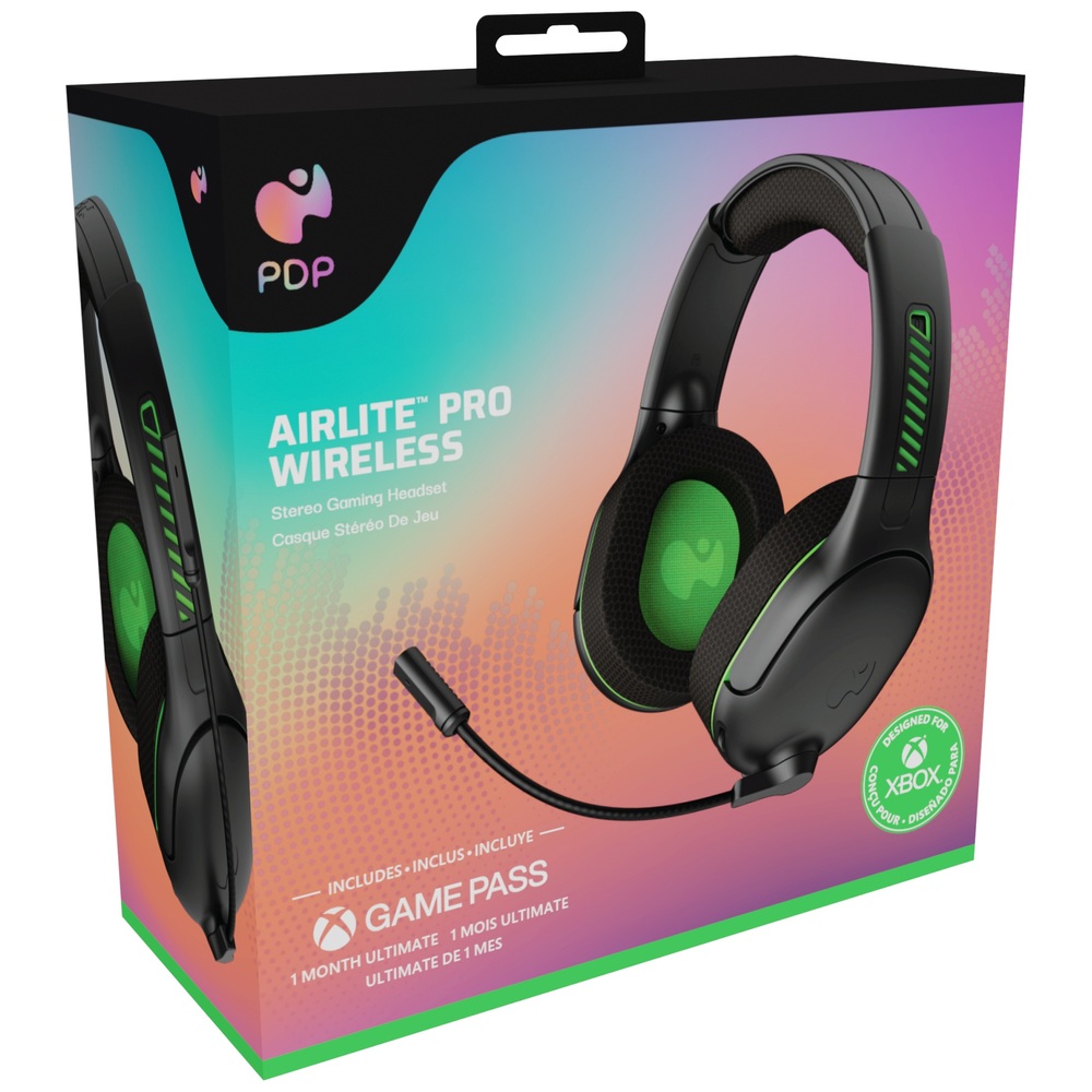 PDP Gaming Airlite Pro Kabelloses Gaming-Headset für Xbox & PC – Schwarz