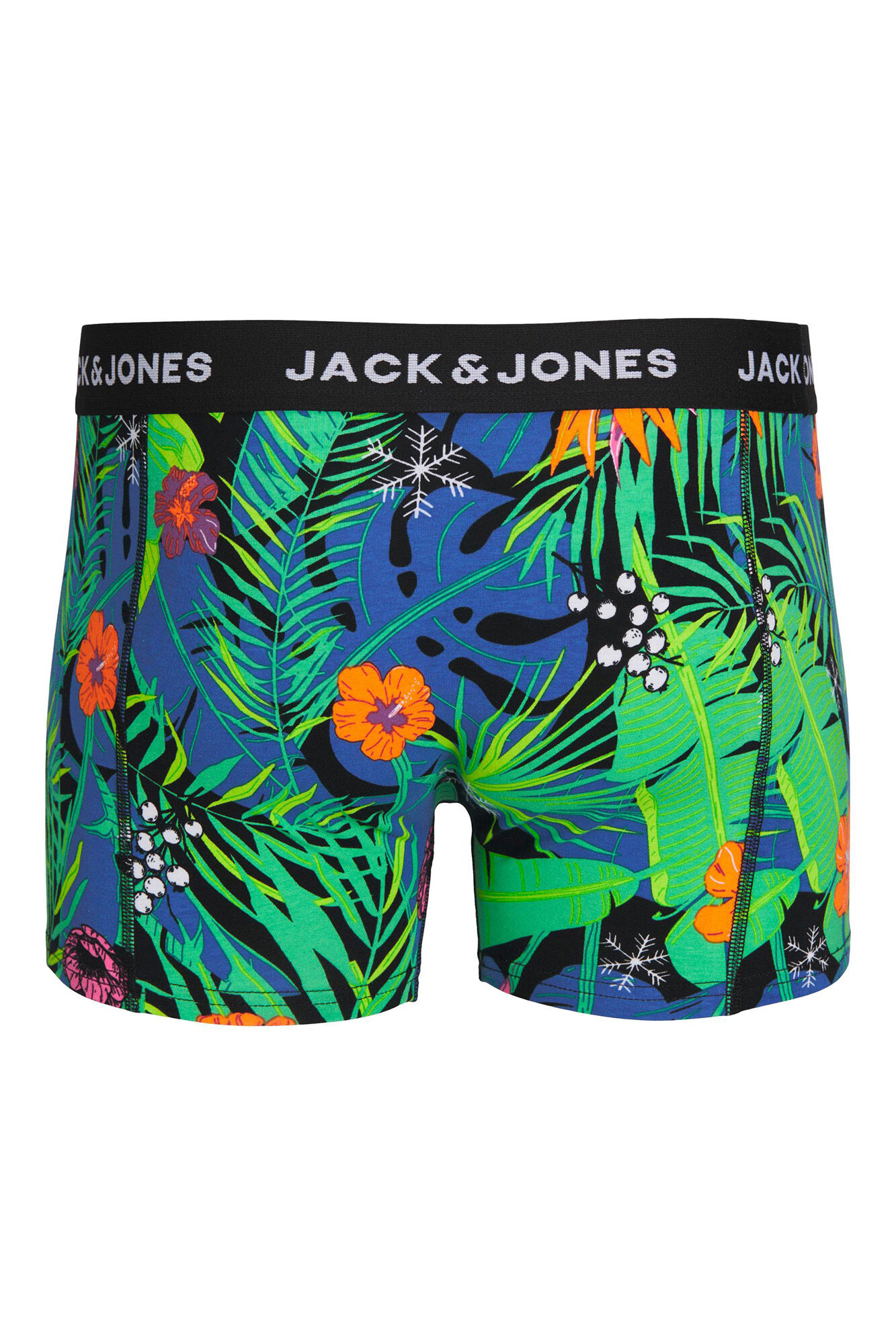 Pacote com 3 cuecas boxer com logotipo.