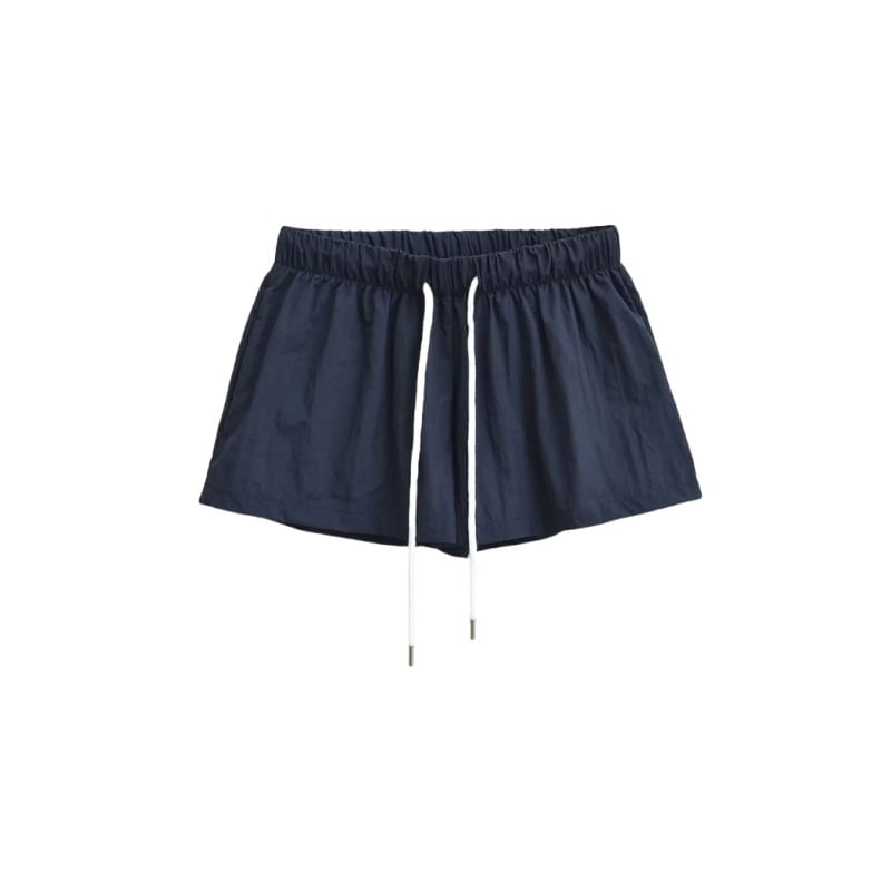 Faiar - Effen hotpants met trekkoordtaille