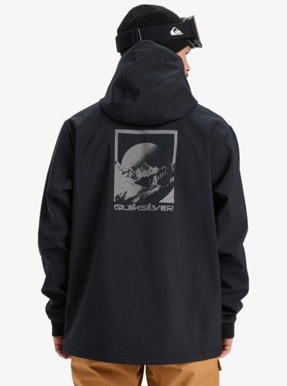 Men's Waterproof Hooded Jacket Black
