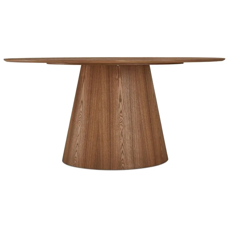 Eettafel Ovaal 160cm - Naturel Eikenhout - 4-6 Personen - Tango