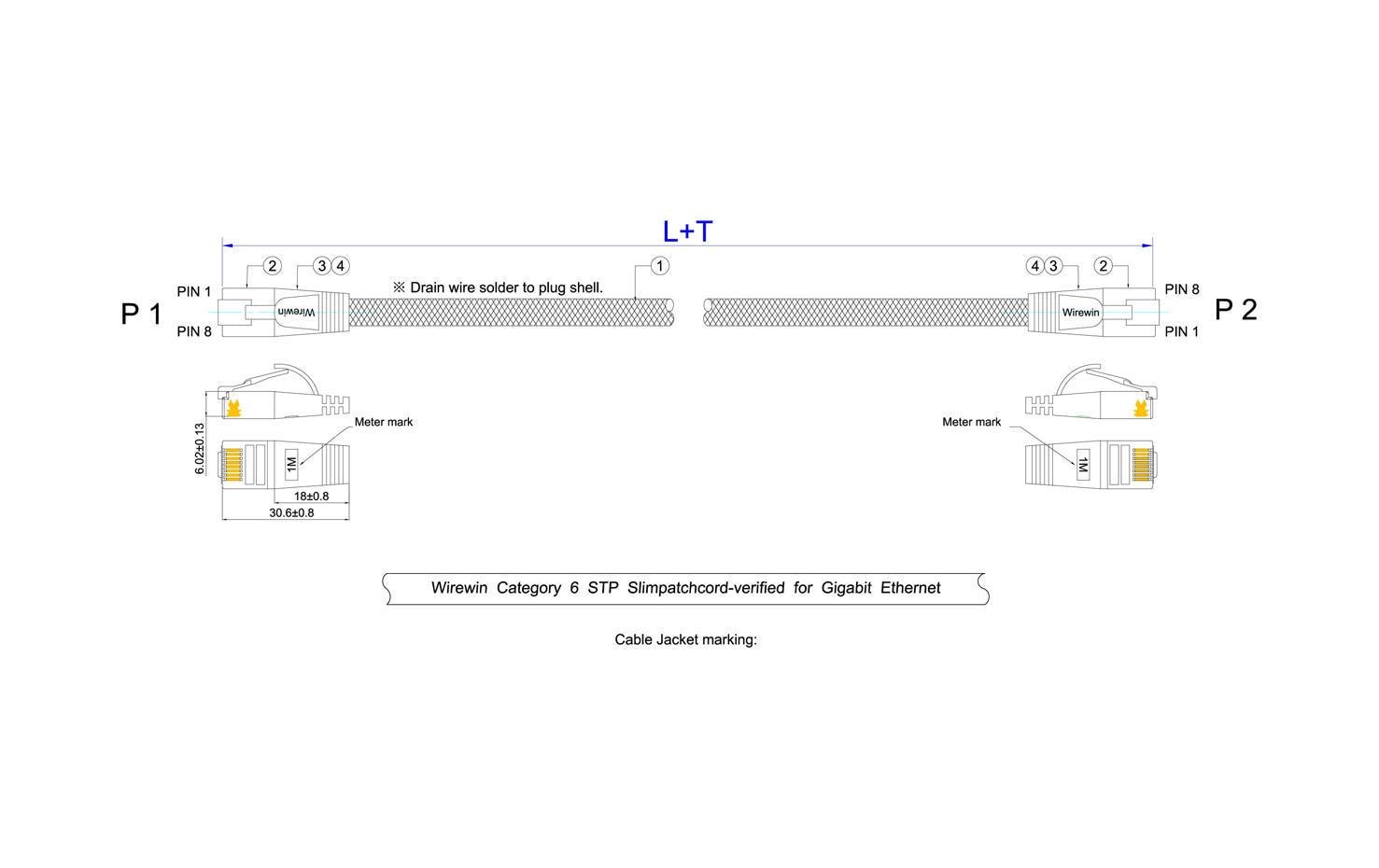 Slimpatchkabel RJ-45 - RJ-45, Cat 6, STP, 10 m, GrauRobustes, geschirmtes Twisted-Pair-Kabel (STP) mit Klinkenschutz