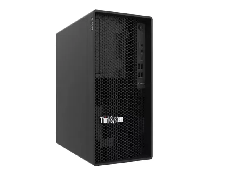 Lenovo ThinkSystem ST45 V3 7DH5 - Server - tower envejs - 1 x EPYC 4344P / op til 5.3 GHz - RAM 32 GB - non-hot-swap 3.5
