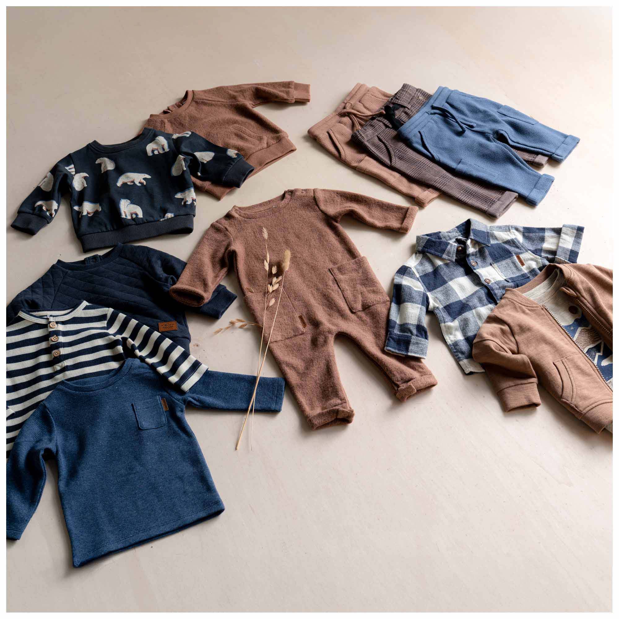 Prénatal baby broek  ruit multi
