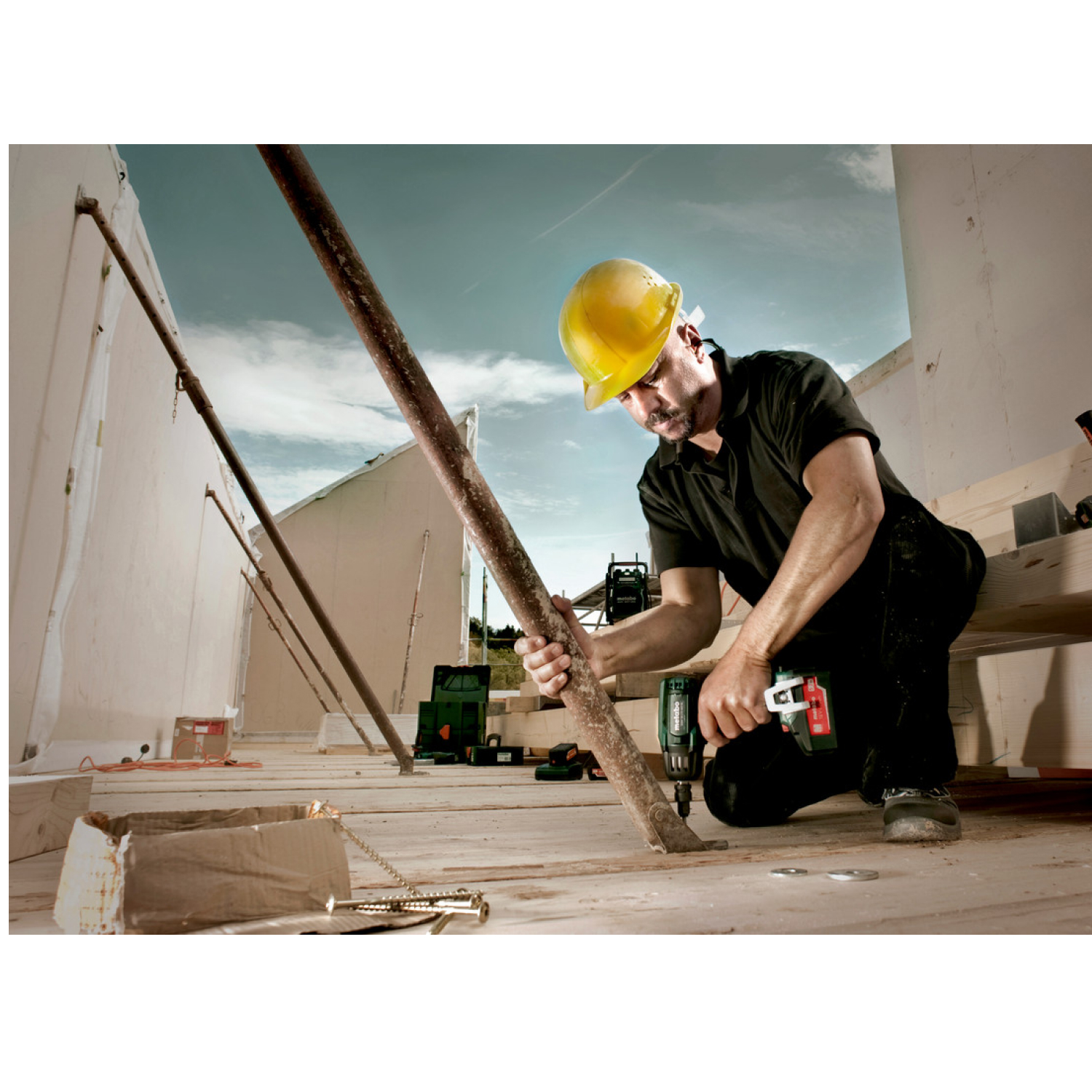 Metabo SSW 18 LTX 400 BL 18V LiHD Accu slagmoersleutel set (2x 4.0Ah accu) in metaBOX - 400Nm - 1/2