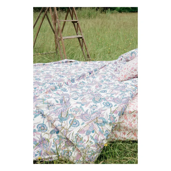 Louise Misha Housse de couette Noemie en coton bio | Violet