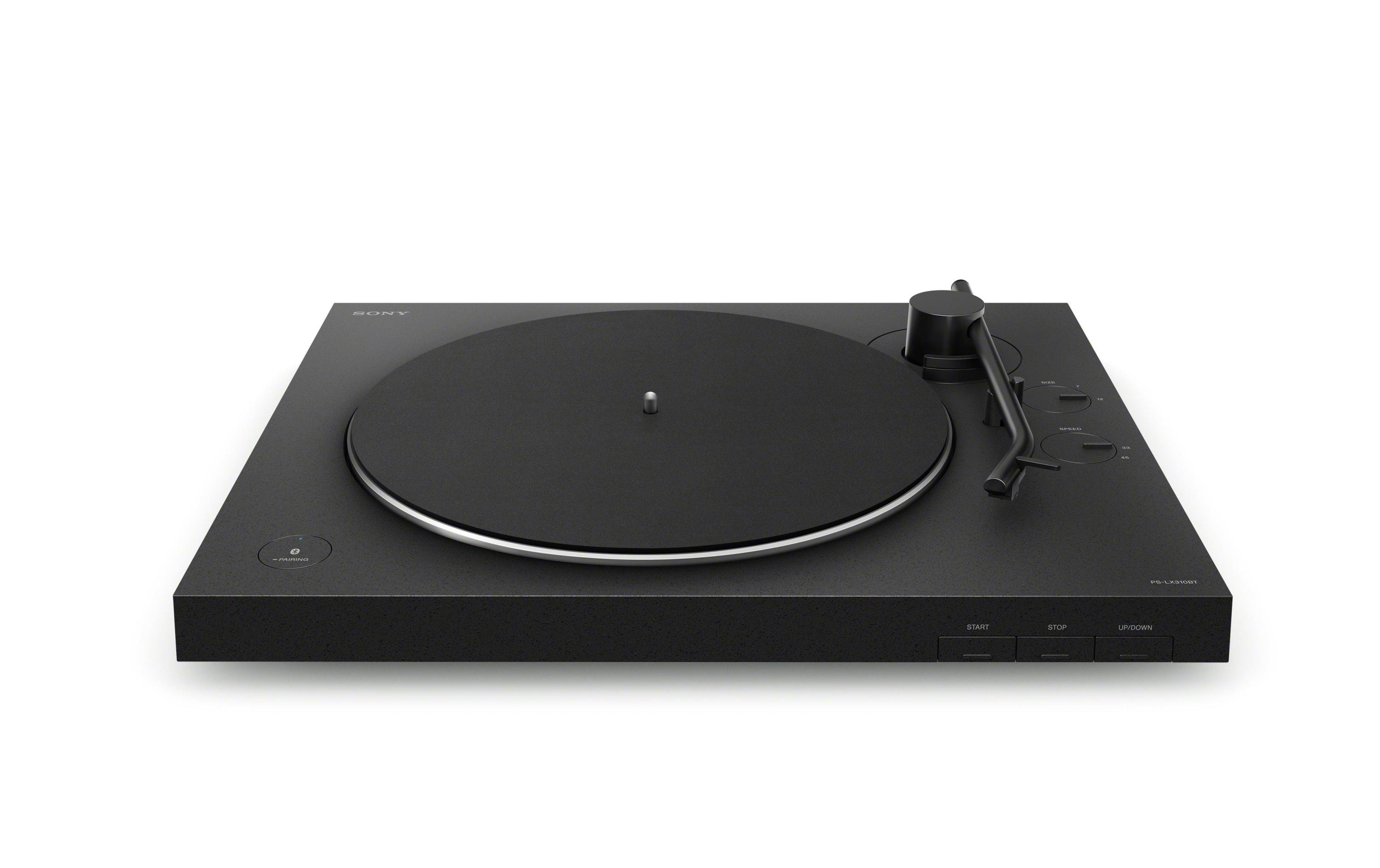Plattenspieler mit Bluetooth PS-LX310BT Schwarz<br>Echter Vinyl-Sound. Neue kabellose Freiheit.