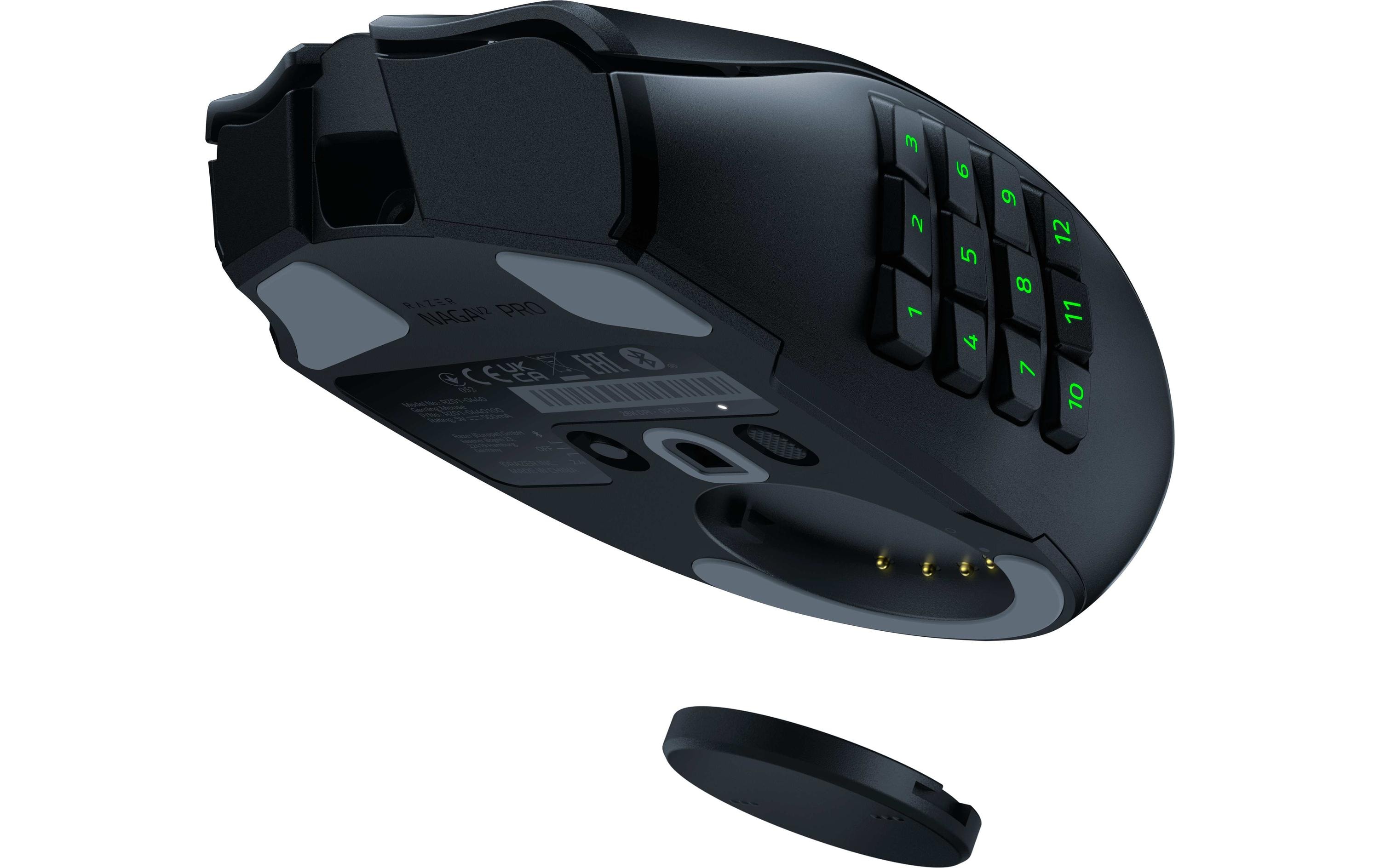 Gaming-Maus Naga V2 Pro<br>Kabellose Gaming-Maus mit optischem 30'000 dpi Sensor und RGB-Beleuchtung